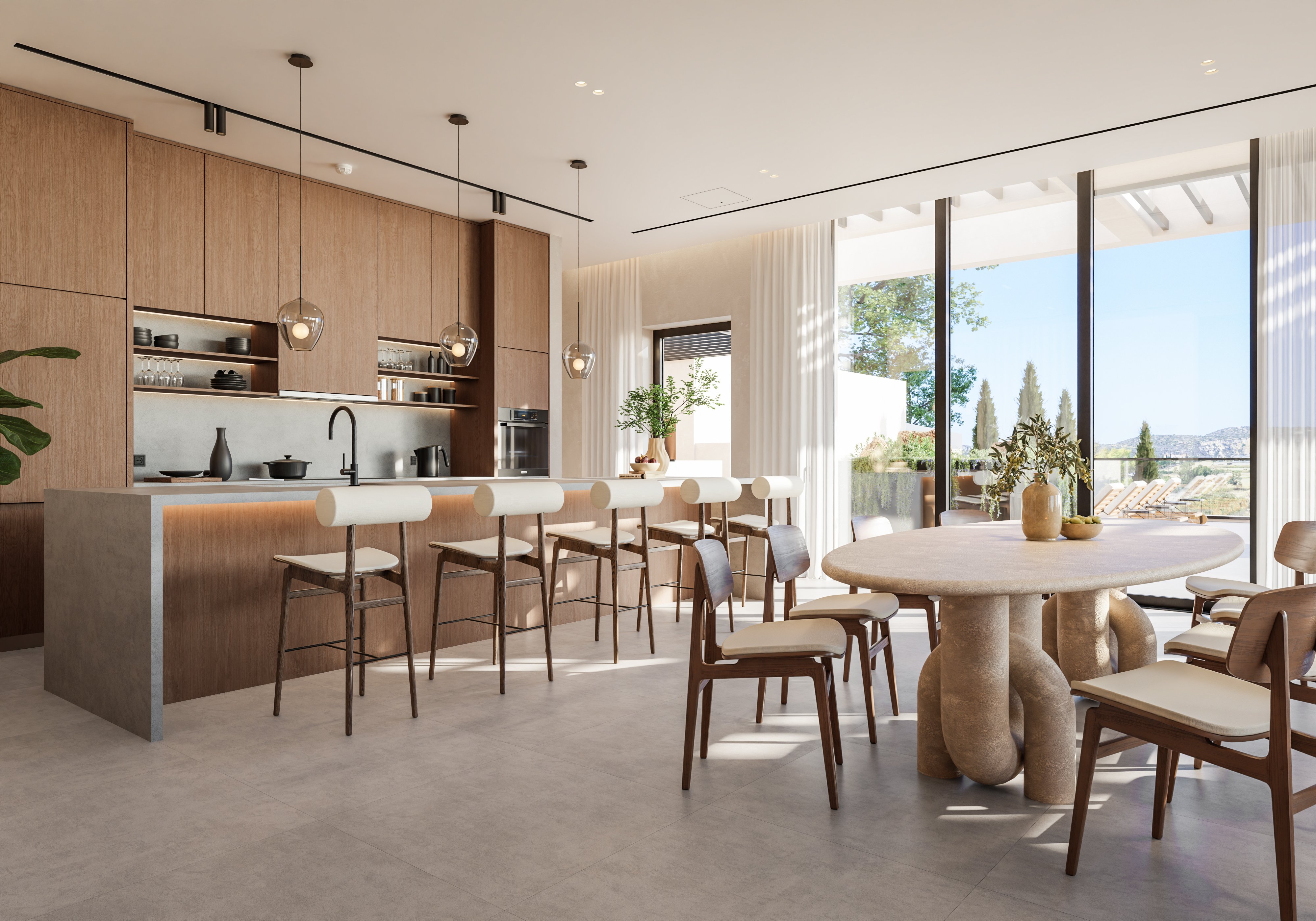 V6 - R6 Living Dining Kitchen